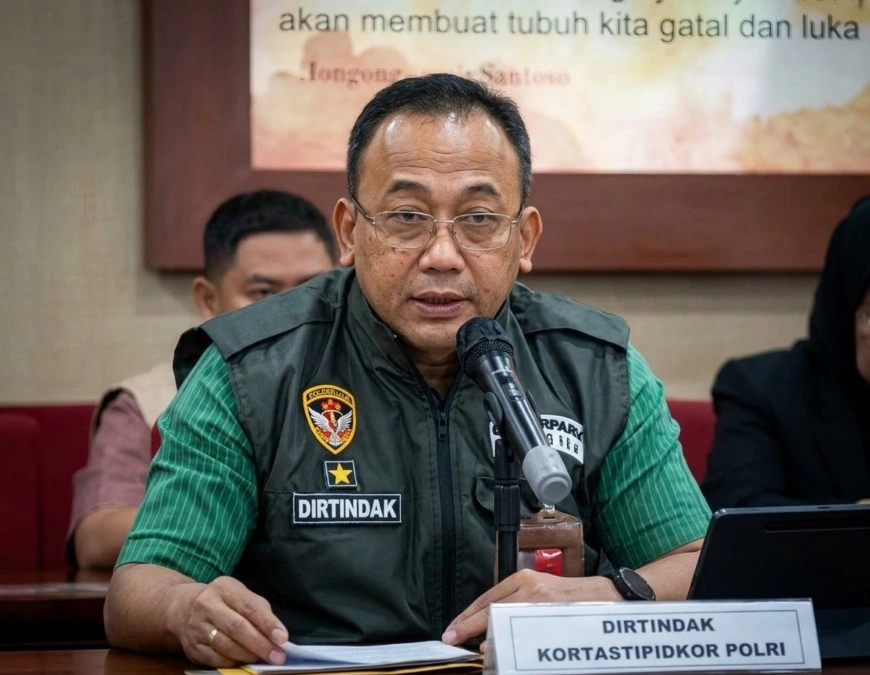 Tangkapan Layar Direktur Penindakan Kortas Tipikor Polri Brigjen Pol Robertus Yohanes De Deo (Dok: Ist)