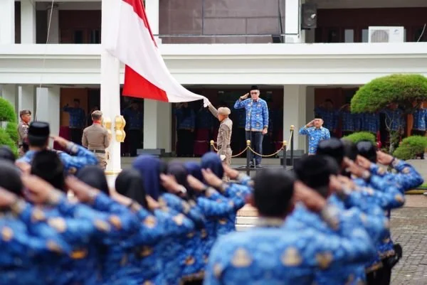 Pemkab Bantaeng Gelar Upacara Hari Kesadaran Nasional (Dok : Ist).