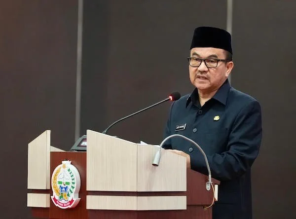 Sekretaris Provinsi Sulawesi Selatan Jufri Rahman di Kantor DPRD Provinsi Sulawesi Selatan (Dok: Ist)