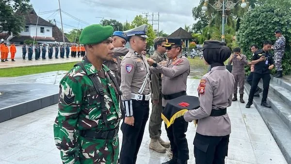 Apel Gelar Pasukan Operasi Ketupat 2025 di Polres Kepulaun Selayar (Dok: Ist)