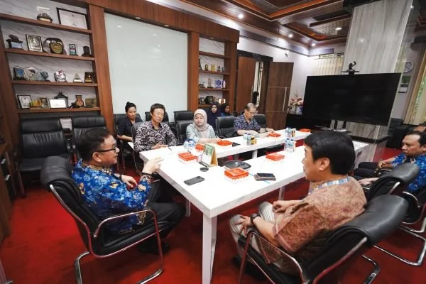 Pertemuan Sekretaris Daerah Provinsi Sulsel Jufri Rahman dengan JICA (dok. Ist)