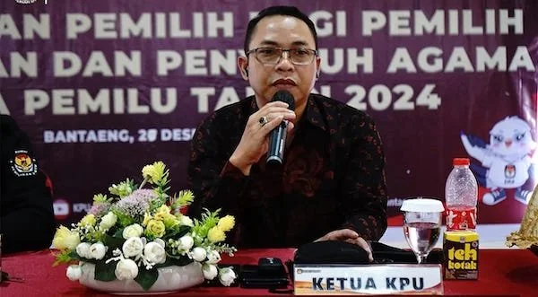 Ketua KPU Bantaeng Muhammad Saleh (Foto/Ist).
