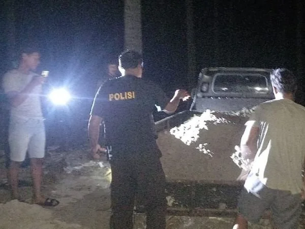 Penambangan pasir liar di Kepulaun Selayar (Dok:Ist)