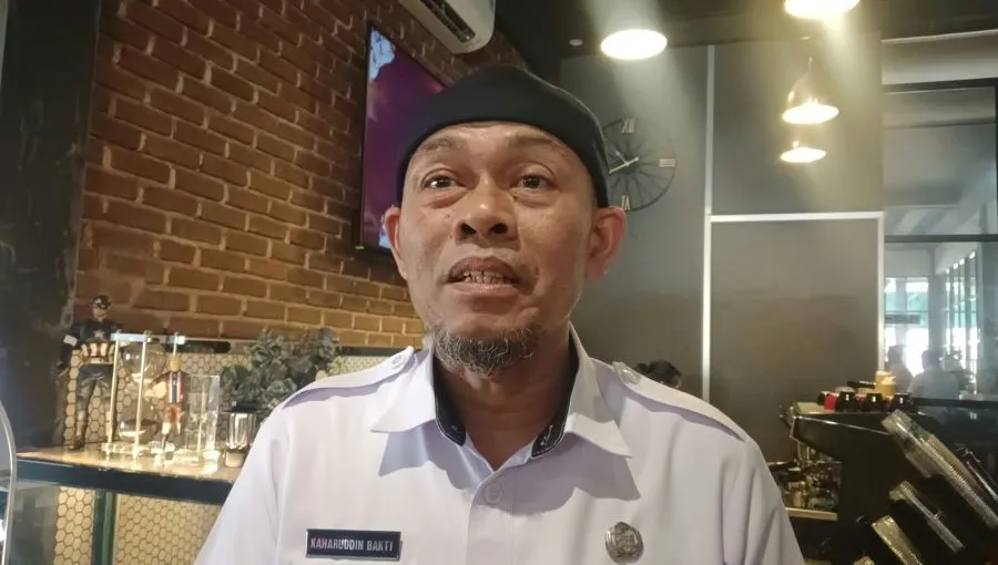 Kepala Bidang Perlindungan dan Jaminan Sosial (Limjamsos) Dinas Sosial Kota Makassar, Kaharuddin Bakti (Dok: Sinta KabarMakassar)