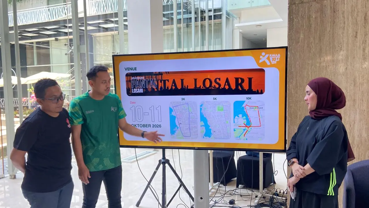 Menggandeng PASI, Kalla 10K 2026 memastikan pengukuran lintasan 10K menggunakan standar resmi untuk menarik pelari elite dan komunitas lari (Dok: Nofi KabarMakassar)
