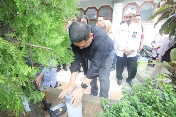 Wali Kota Makassar, Munafri Arifuddin saat Meresmikan Bioberkah (Dok: Ist).
