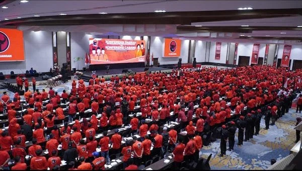 Suasana Konferda PDIP Sulsel (Dok: Ist).