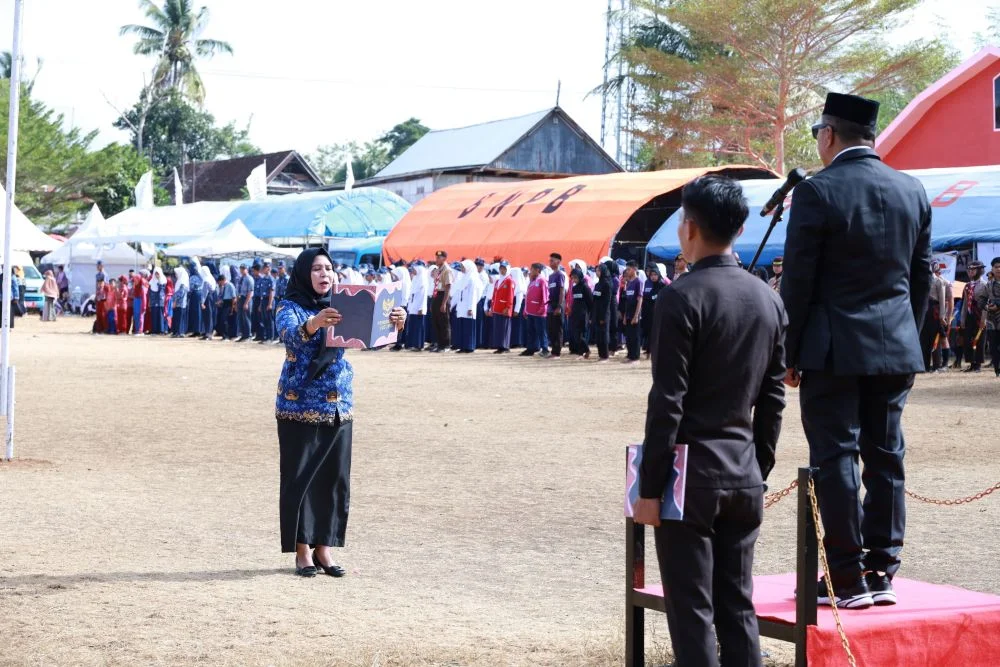 Bupati Bulukumba, Andi Muchtar Ali Yusuf, bertindak selaku Inspektur Upacara  peringatan Hari Kesaktian Pancasila tingkat Kabupaten Bulukumba (Dok: Ist)