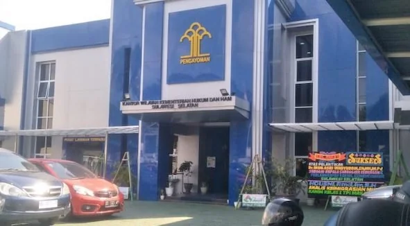 Rumah Penyimpanan Barang Sitaan (Rupbasan) Kelas I Makassar. Foto IST