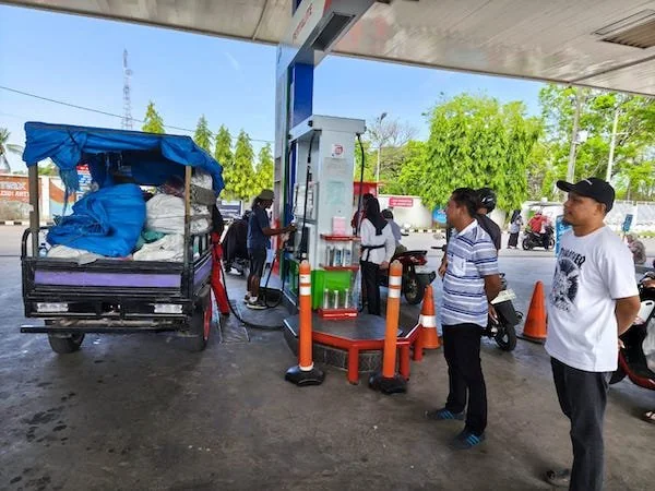 Tiga Anggota Polisi Intel Awasi Di Tempat Operator SPBU
