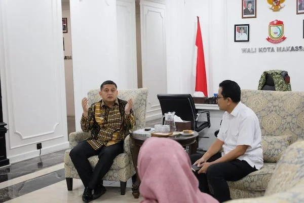 Rapat Wali Kota Makassar Munafri Arifuddin dengan BBWS Jeneberang, (Dok: Ist).