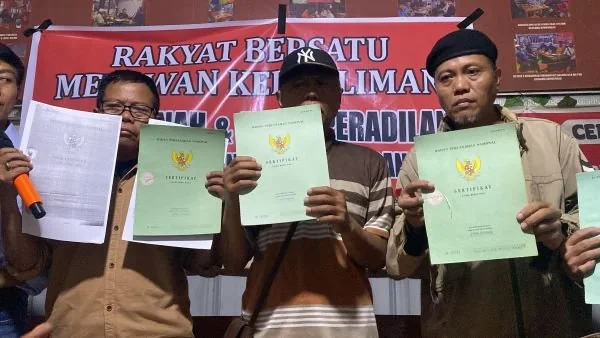 Para pemilik SHM atas lahan tanah di Jalan AP Pettarani, Makassar (Dok: Atri KabarMakassar).