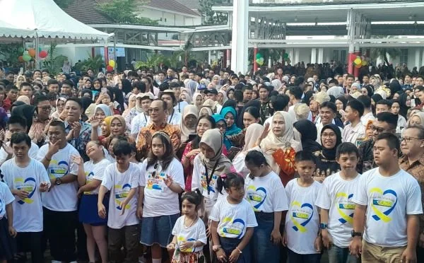 Perayaan Hari Anak Nasional Sulawesi Selatan 2024 di Rumah Jabatan Gubernur Sulawesi Selatan (Dok: Nofi KabarMakassar).
