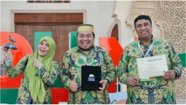 Bupati Maros Didampingi Wabup dan Ketua DPRD, Terima Penghargaan Maros-Pangkep UNESCO Global Geopark