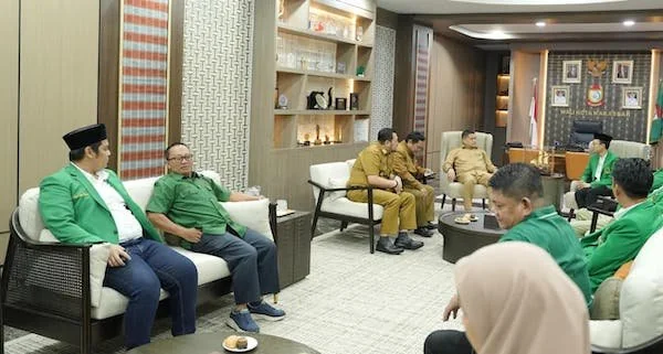 PPP Sulsel saat Sowan ke Wali Kota Makassar Munafri Arifuddin (Dok: KabarMakassar).
