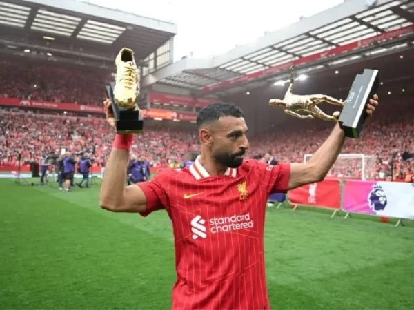 Bintang Liverpool Mohamed Salah menyabet gelar Top Skor Liga Inggris (Dok : Int).