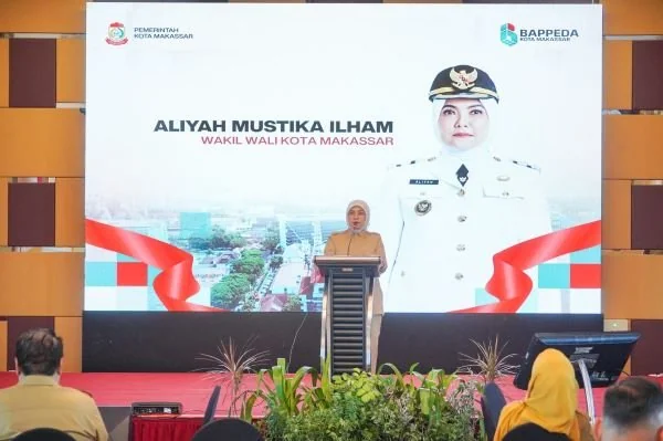 Wakil Wali Kota Makassar, Aliyah Mustika Ilham saat Memberikan Sambutan (Dok: Ist).