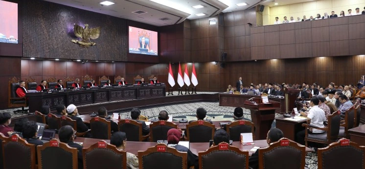 Suasana sidang di MK (Dok: Int)