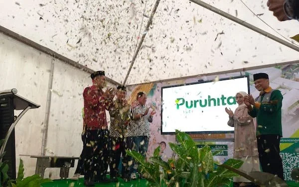 Suasana Launching Puruhita Puruhita Islamic School, (Dok: Sinta KabarMakassar).