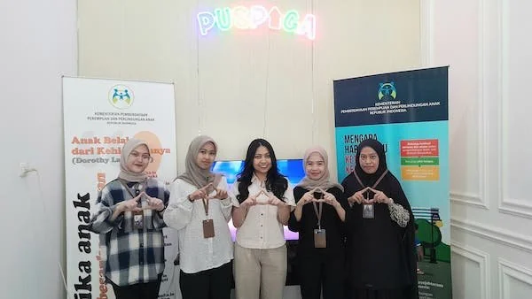 Staf Layanan Pusat Pembelajaran Keluarga (Puspaga) Masagena Provinsi Sulsel (Dok: Nofi KabarMakassar)