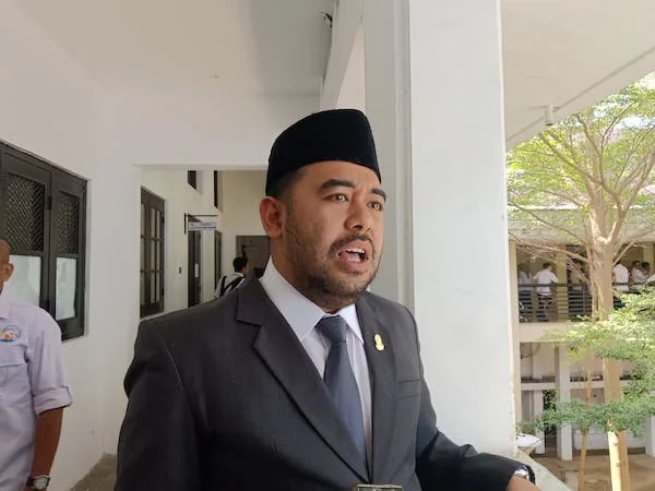 Sekretaris DPD II Golkar Makassar, Andi Suharmika, (Dok: Sinta KabarMakassar).