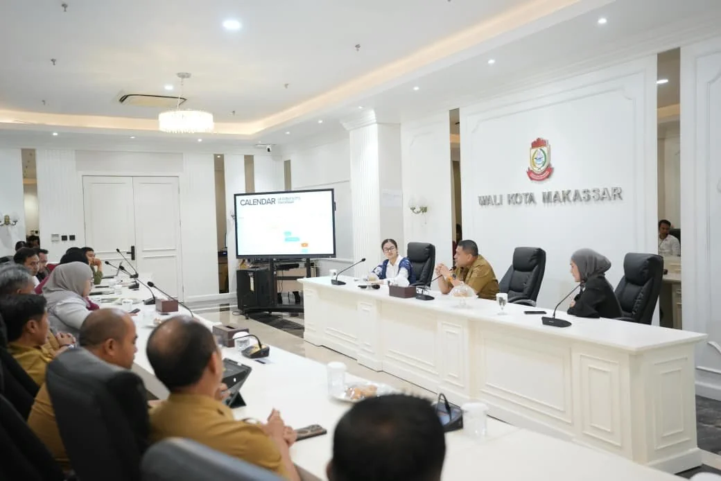 Walikota Makassar Munafri Arifuddin saat Audiensi dengan Kalla Group terkait rencana penyelenggaraan Kalla Youth Fest 2026 (Dok: Ist)