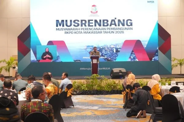 Musrembang Rencana Kerja RKPD Makassar di salah satu hotel di Makassar (Dok : Ist).