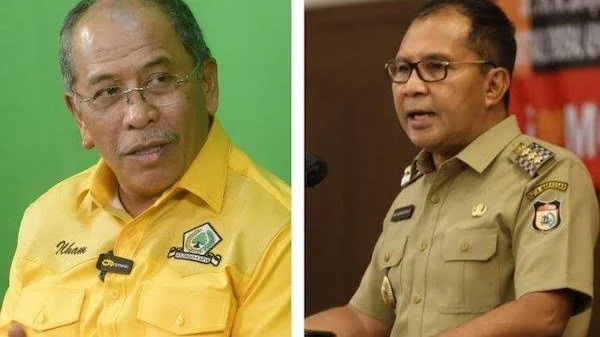 Dua bakal calon Gubernur Sulsel 2024 Ilham Arief Sirajuddin dan Danny Pomanto
