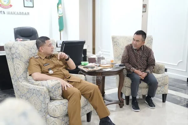 Wali Kota Makassar Munafri Arifuddin saat Menerima Kunjungan Silaturahmi PT SNI, (Dok: Ist).