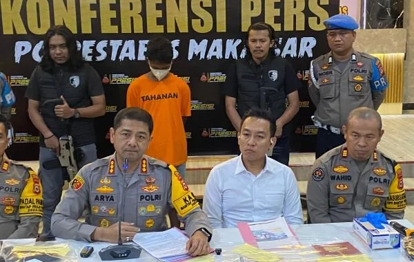 Pelaku perampokan dan rudapaksa seorang IRT di Makassar (Dok: Atri KabarMakassar).