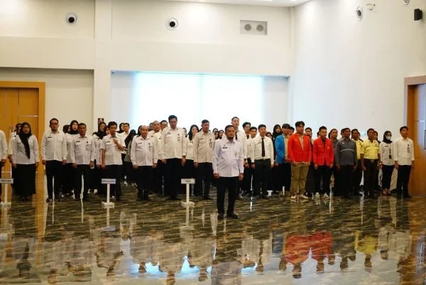 Kanwil Kemenkum Sulsel tekankan disiplin ke pegawai (Dok : Ist).