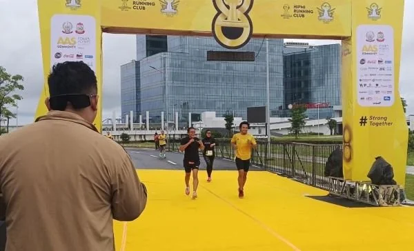 Ajang lari HIPMI Run Strong 8 (Dok: Sinta KabarMakassar).