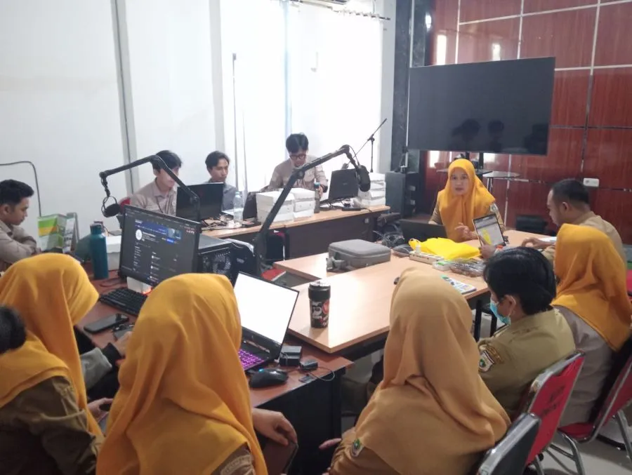 Bidang KPM Dinas Kominfo, Persandian, dan Statistik Sulawesi Barat menggelar rapat membahas  program kerja semester I tahun 2026 (Dok: Ist)