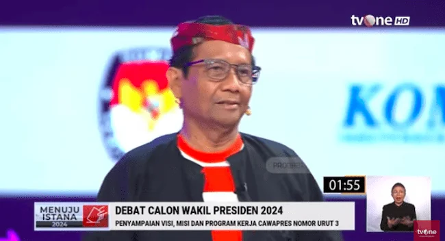 Cawapres Nomor Urut 3 Mahfud MD