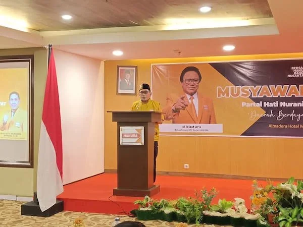 Sekretaris DPC Partai Hanura Kota Makassar periode 2020–2025 sekaligus anggota DPRD Kota Makassar, Muchlis Misbah (Dok: Sinta KabarMakassar).