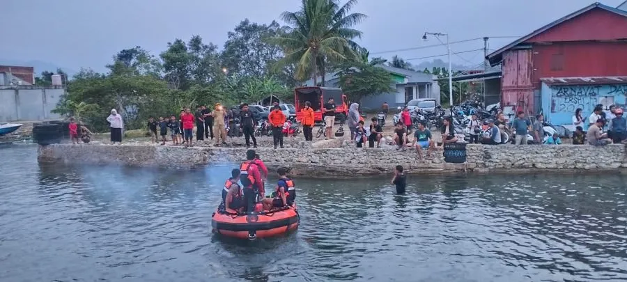 Proses pencarian yang dilakukan Tim SAR gabungan (Dok: Aldy KabarMakassar)