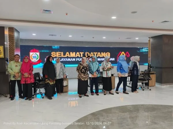 Dirut Perumda Parkir Makassar menghadiri peresmian Mall Pelayanan Publik Terintegrasi (Dok : Ist).