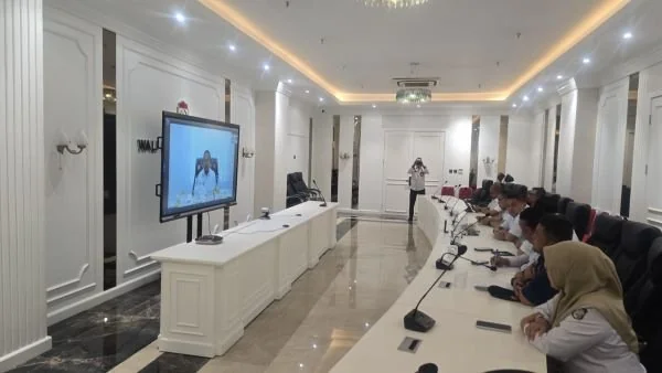 Rapat Forkopimda Sulsel yang Dilakukan Via Zoom, (Dok: Kabar Makassar).