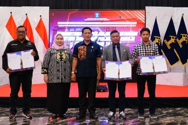 Penandatangan  perjanjian pelaksanaan bantuan hukum untuk tahun anggaran 2025 (Dok : Ist).