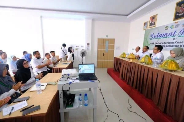 Pertemuan percepatan BLUD RSUD Syekh Yusuf dan Puskesmas Kabupaten Gowa, (Dok: Ist).