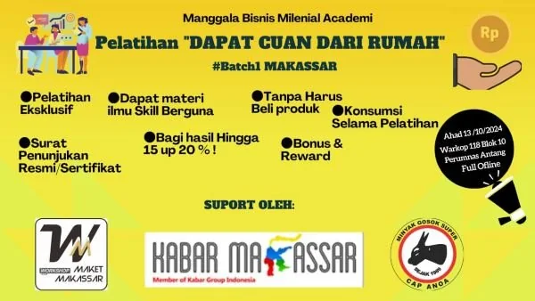 Produsen tunggal Minyak Gosok Cap ANOA buka peluang bisnis mandiri (Dok : Ist).