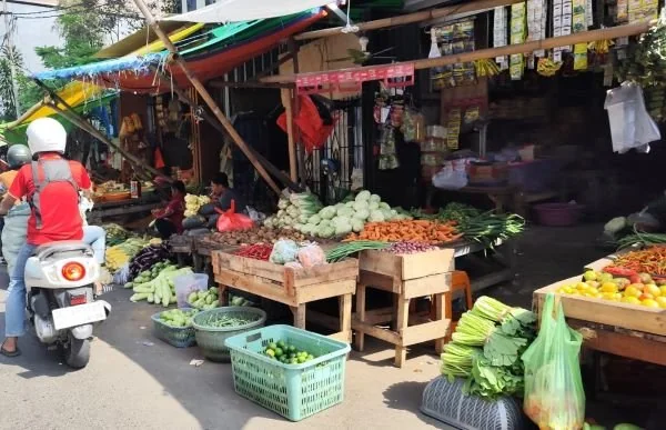 Kondisi Salah Satu Pasar di Makassar (Dok : Hanifah KabarMakassar).