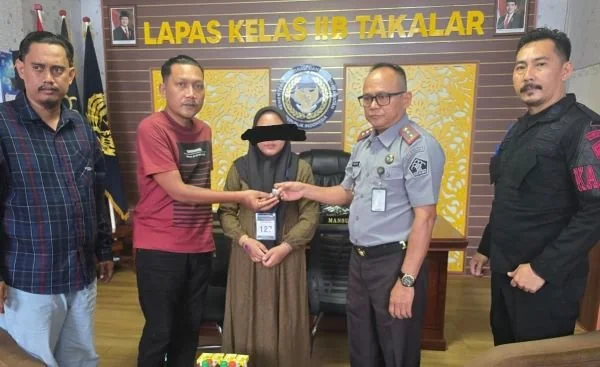 Tersangka penyeludupan narkoba saat diamankan (Dok : Ist).