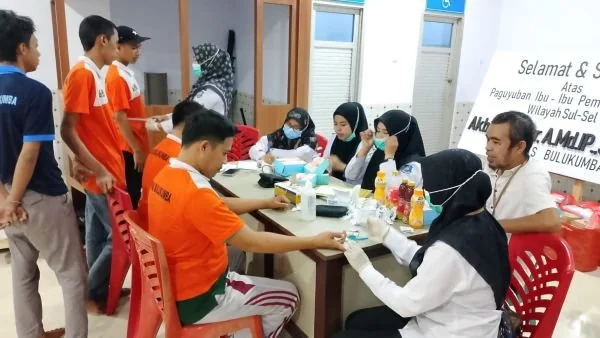 Warga Binaan Lapas Bulukumba mengikuti Skrining TBC (Dok : Ist).