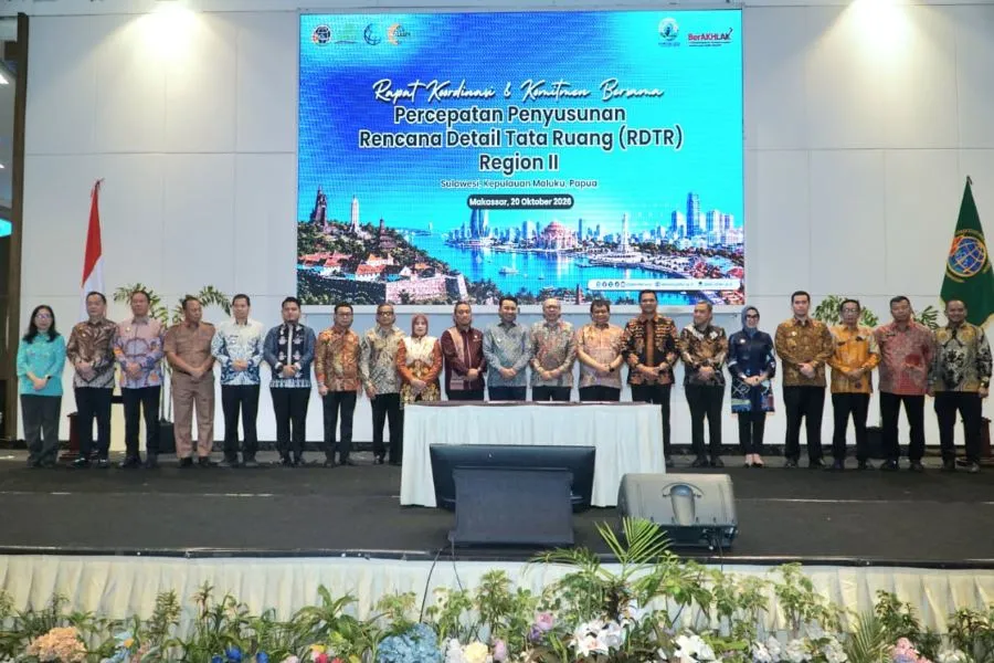 Rapat Koordinasi dan Komitmen Bersama Percepatan Penyusunan Rencana Detail Tata Ruang (RDTR) Region II (Dok: Ist)