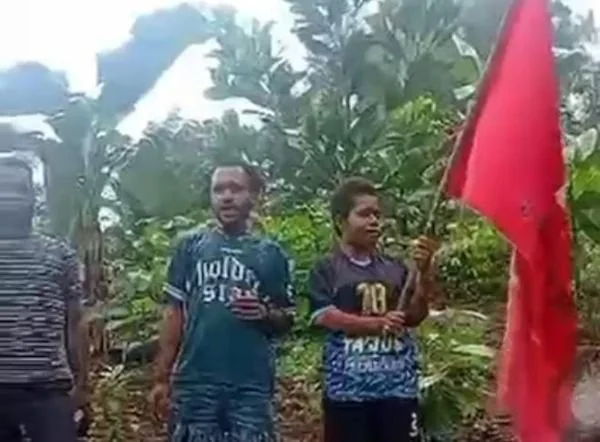 Viral Puluhan Warga Papua di Gowa Rayakan Hari Jadi KNPB. (Dok: Ist)