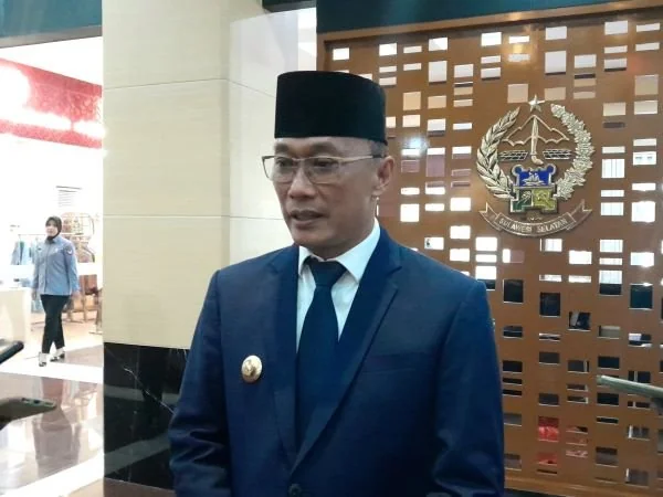 Pj Gubernur Sulsel, Prof Zudan Arif Fakrulloh usai agenda pelantikan Sekprov Sulsel (Dok: Nofi KabarMakassar)