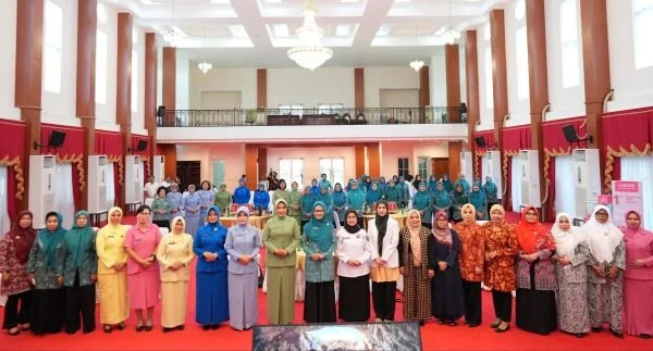 Anggota TP PKK Sulsel dan RSUD Labuang Baji di Aula Tudang Sipulung (Dok: Ist)