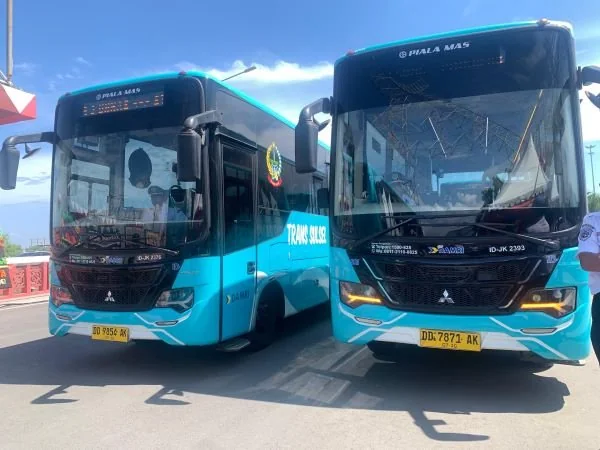 Armada bus Trans Sulsel resmi beroperasi. (Dok. Syamsi Kabar Makassar)