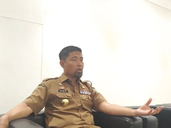 Pjs Wali Kota Makassar, Andi Arwin Azis (Dok: Hanifah kabarMakassar) .